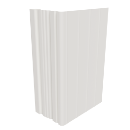 Околооконная вертикальная планка Deco 1,5 м Белый