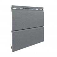 Фасадная панель двойная VOX Kerrafront FS-302 Modern Wood, Кварцевый серый