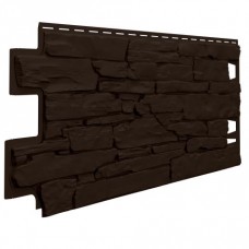 Фасадная панель Vilo Stone (Камень), Тёмно-коричневый