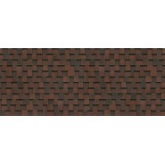Ламинированная мягкая кровля Docke (Дёке) серия STANDARD, коллекция DRAGON, Тёмно-коричневый